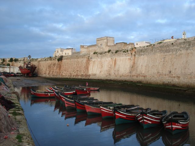 Zdjęcia: El Jadida (port. Mazagan), El Jadida, Rybackie łódki, MAROKO Zdjęcia: El Jadida (port. Mazagan), El Jadida, Rybackie łódki, MAROKO