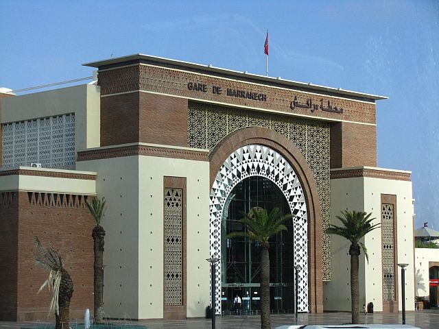 Zdjęcia: Marrakesz, ., Dworzec kolejowy, MAROKO Zdjęcia: Marrakesz, ., Dworzec kolejowy, MAROKO