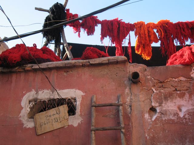 Zdjęcia: marrakesh, marrakesh-farbiarnia wełny, MAROKO Zdjęcia: marrakesh, marrakesh-farbiarnia wełny, MAROKO