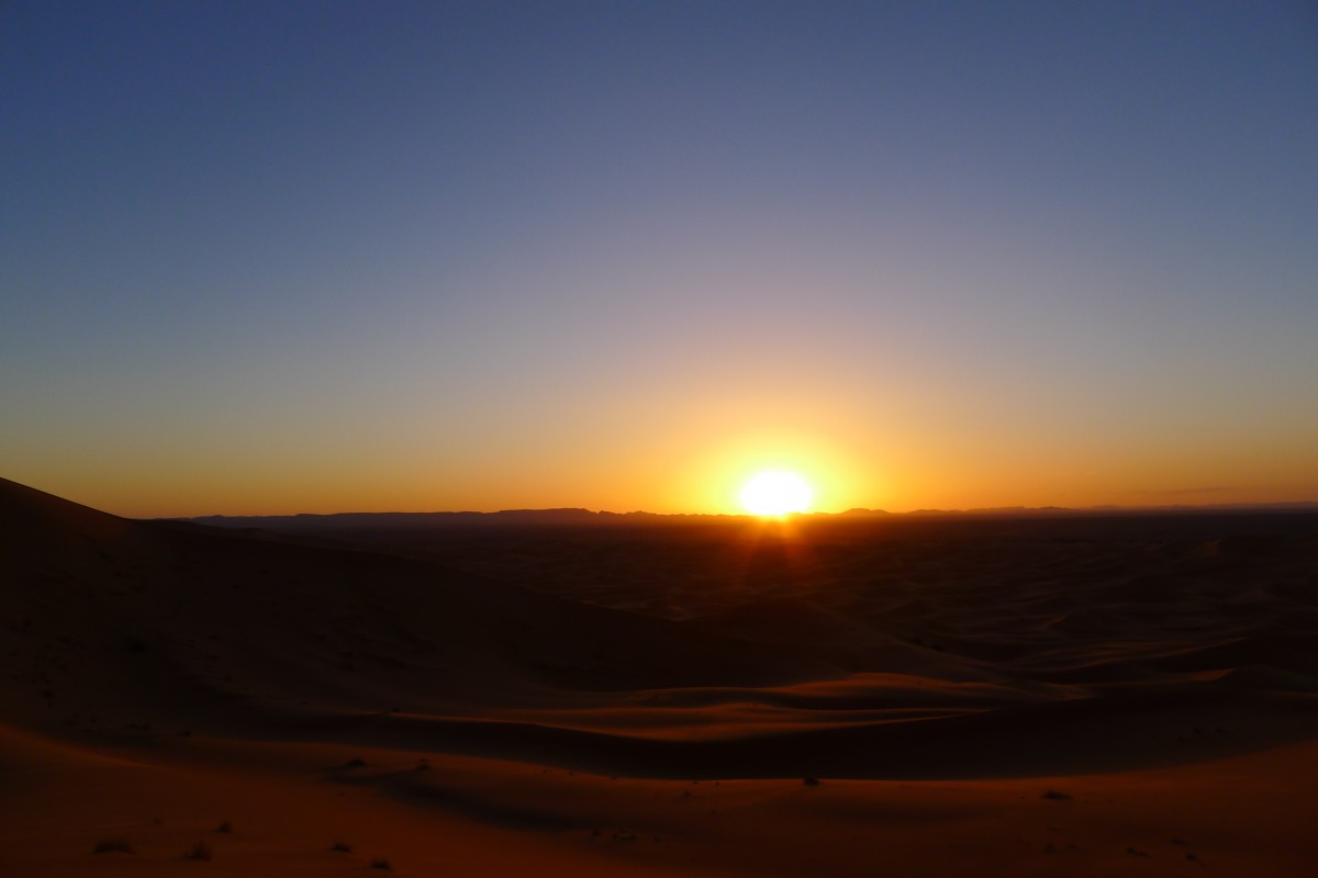 Zdjęcia: Erg Chebbi, Zachód słońca na Saharze, MAROKO Zdjęcia: Erg Chebbi, Zachód słońca na Saharze, MAROKO