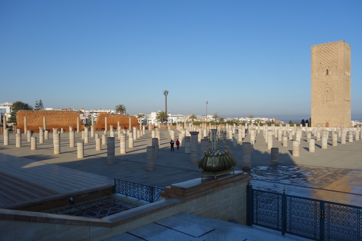 Zdjęcia: Rabat, Zachodnie Maroko, Wieża Hassana, MAROKO Zdjęcia: Rabat, Zachodnie Maroko, Wieża Hassana, MAROKO