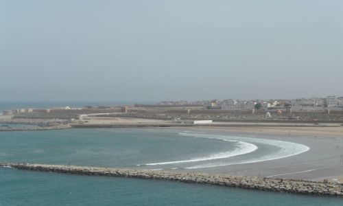 Zdjęcie MAROKO / Rabat / Rabat  / Widok na plażę w Rabacie