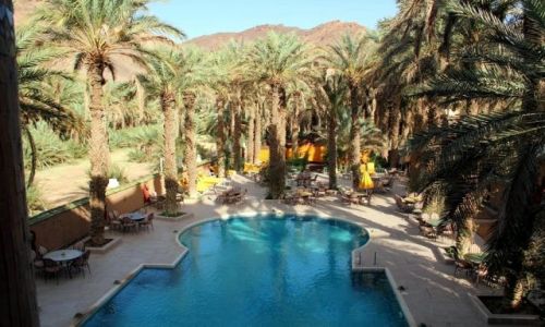 Zdjecie MAROKO / - / ZAGORA / Widok z balkonu pokoju 126 - Riad Kasbah Hotel Asmaa