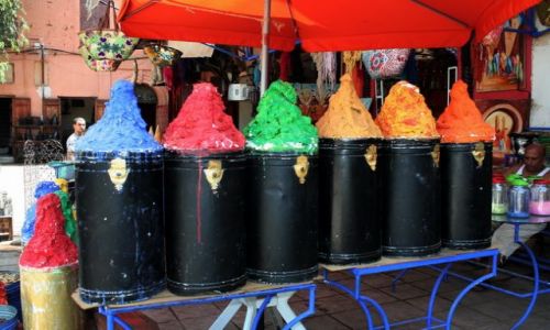 Zdjecie MAROKO / - / Marakesz / Kolory Maroka w jednym miejscu