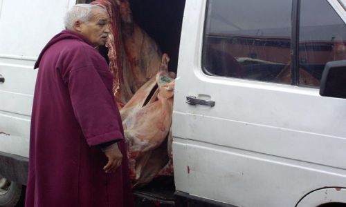 Zdjęcie MAROKO / marake. / marocco / dostawa miesa