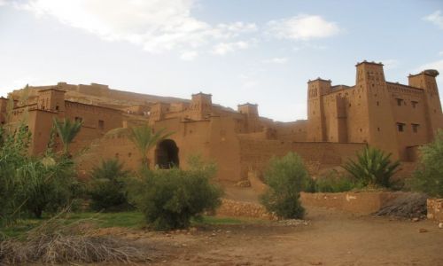 Zdjecie MAROKO / - / Ait Benhaddou / miasto z gliny wpisane na liste swiatowego dziedzictwa