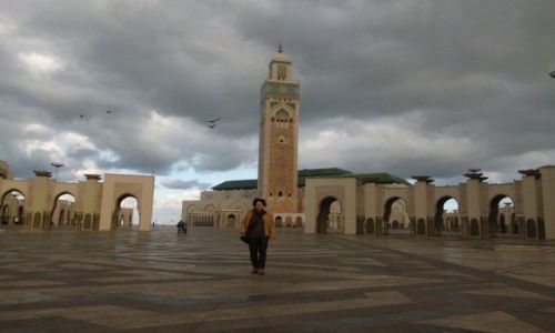 Zdjcie MAROKO / Casablanca / Meczet Hasana II / Casablanca w styczniu