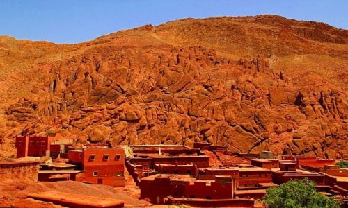 Zdjcie MAROKO / - / w drodze do OUARZAZATE / Dolina rzeki Dades #20 - Mapie skay.