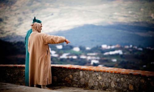 Zdjęcie MAROKO / CHEFCHAOUEN / Wzgórza nad miastem / To wszystko kiedyś będzie Twoje