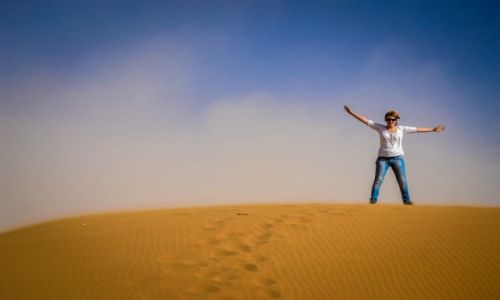 MAROKO / Merzouga / Merzouga / Pustynia w Maroku