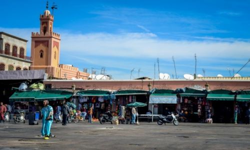 MAROKO / Marrakesz / Plac Damaa al-Fina / Marrakesz