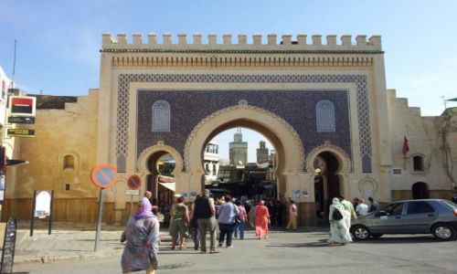 Zdjecie MAROKO / Fez / medina / Brama do mediny
