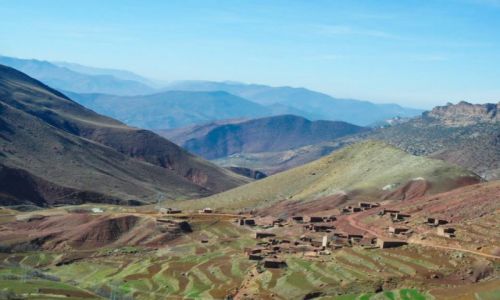 Zdjecie MAROKO /  gdzies miedzy ouarzazate a demnate / atlas / atlas 4