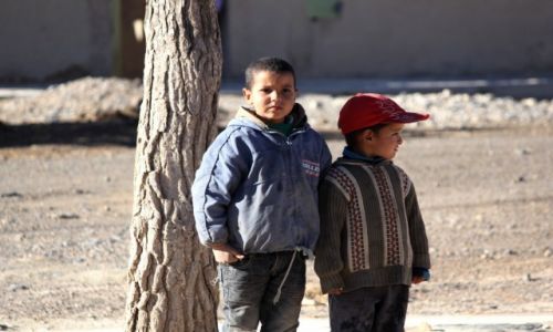 Zdjecie MAROKO / - / Bliżej nieokreślona wioska w Maroku / Dzieci