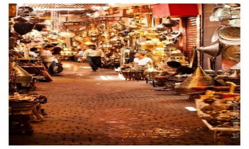 Zdjecie MAROKO / Marrakesz / Marrakesz / Bazaar w Marrakeszu