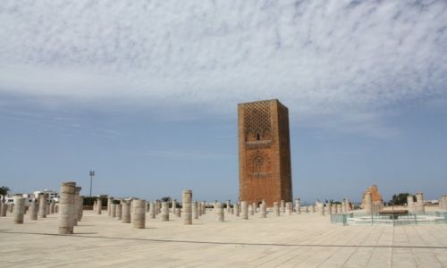 Zdjecie MAROKO / - / RABAT / NIEDOKOCZONA WIEA MOHAHAMEDA V