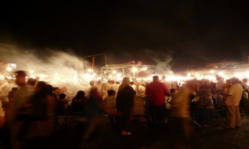Zdjcie MAROKO / Marakesz / Marakesz  / Nocny market w Marakeszu