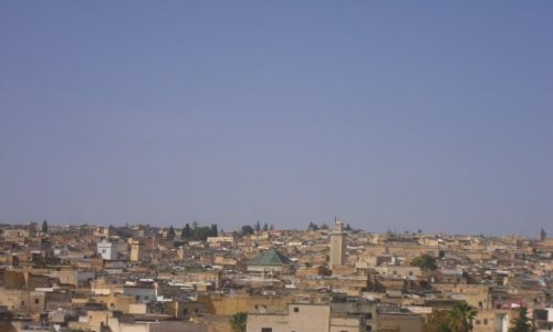 Zdjęcie MAROKO / FES / FES / FES  stara medyna -panorama