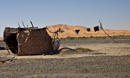 Zdjecie MAROKO / poudnie / Erg Chebbi / Pranie