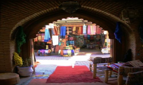 Zdjecie MAROKO / Tensift Al Haus / Marrakesz / Sklepik
