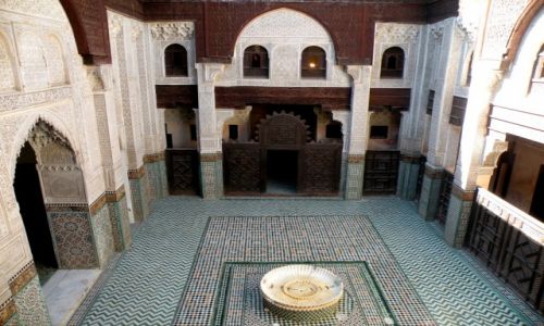 Zdjęcie MAROKO / północne  Maroko / Meknes / Szkoła koraniczna