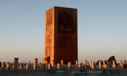 Zdjęcie MAROKO / zachodnie Maroko / Rabat / Wieża Hassana