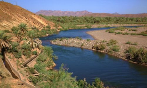 Zdjęcie MAROKO / Ouarzazate  / Wodi Dara / Dolina