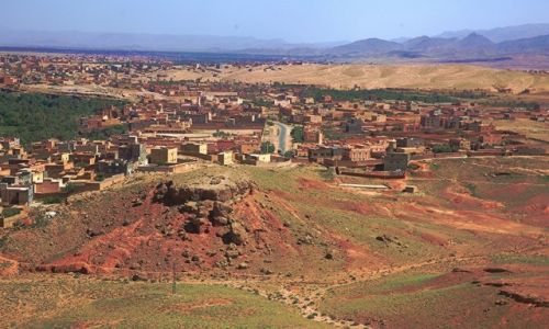 Zdjęcie MAROKO / Ouarzazate  / Teneghir  / Oaza rzekiTodra