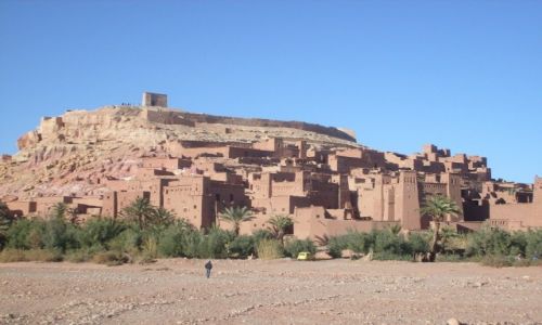 Zdjecie MAROKO / Ait Benhaddou / Ait Benhaddou /  Widok na Ait Benhaddou