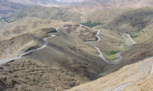 Zdj�cie MAROKO / - / Dades Gorge / Droga kr�ta jak w�� boa