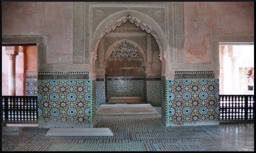 Zdjecie MAROKO / brak / Marrakech / grobowce Sadytów