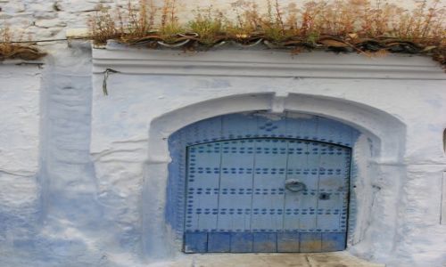 Zdjęcie MAROKO / - / Chefchaouen / Puka ktoś...