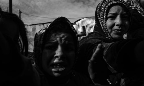 Zdjecie MAROKO / Oued zem / Agoudal / Walka o lizaka fot Remigiusz Latek