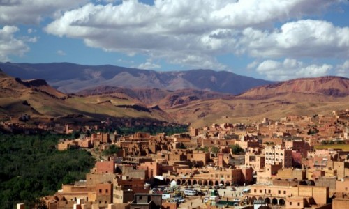 Zdjecie MAROKO / Ouarzazate / El Klaa / Panorama