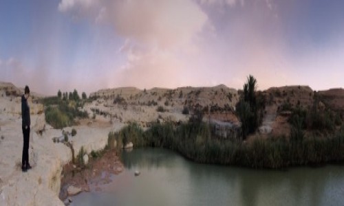 Zdj�cie MAROKO / Antyatlas / Oaza Tighmert / Burza piaskowa1