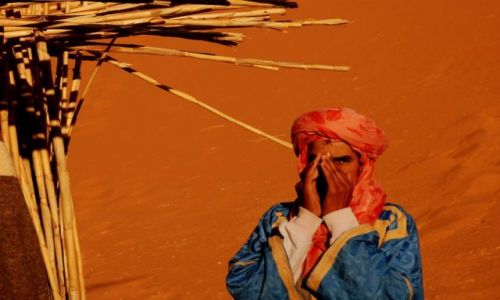 Zdjecie MAROKO / sahara / Merzouga / Na pustyni