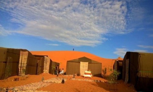 Zdjcie MAROKO / Marzouga / Sahara / Noc na Saharze
