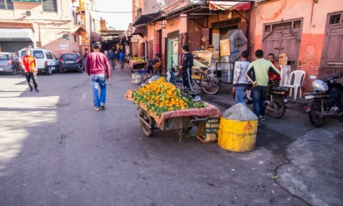 Zdj�cie MAROKO / marrakesz / medina marrakesz / medina-serce chaosu