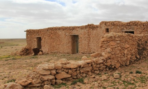 Zdjcie MAROKO / Sahara Zachodnia / Hagunia / Solidny dom