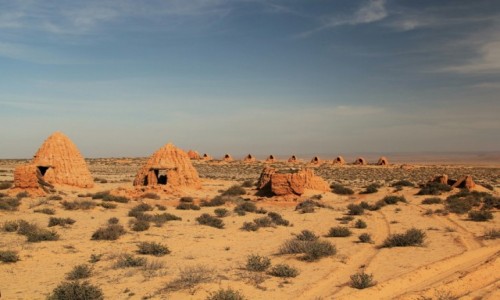 Zdjęcie MAROKO / Maroko / Okolice Tan-Tan-Abteh / Porzucona wioska
