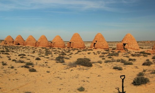 Zdjęcie MAROKO / Maroko / Okolice Tan-Tan-Abteh / Porzucona wioska