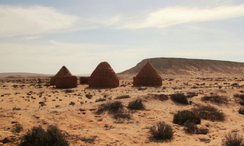 Zdjęcie MAROKO / Maroko / Okolice Tan-Tan-Abteh / Porzucona wioska