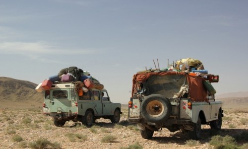 Zdjcie MAROKO / Sahara Zachodnia / Sahara  / Jad wozy kolorowe