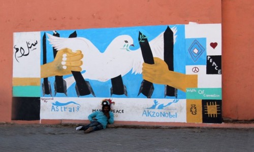 Zdjecie MAROKO / Maroko / gdzie po drodze / Mural i ular