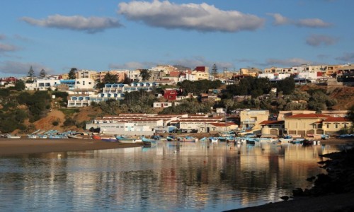 Zdjecie MAROKO / Knitra Province / Moulay Bousselham / Kolorowa laguna