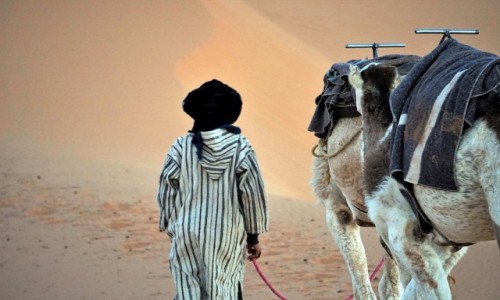 Zdjecie MAROKO / Sahara Erg Chebbi / Merzouga / Friend, maj brader.