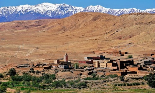 Zdjecie MAROKO / poudniowe podne Atlasu Wysokiego / Ksar Ait Ben Haddou  / Atlas Wysoki