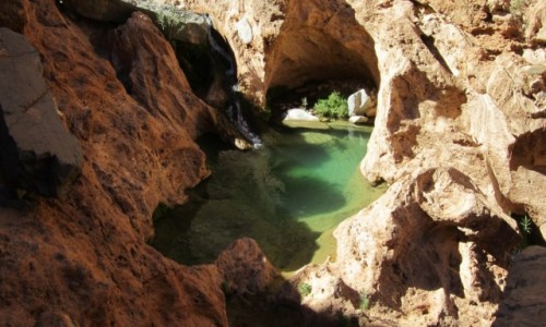 Zdjecie MAROKO / Tata Province / Amtoudi / Naturalny basen