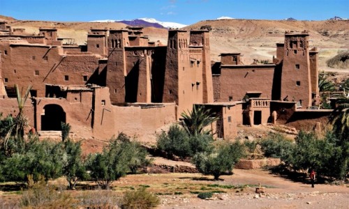 Zdjecie MAROKO / poudniowe podne Atlasu Wysokiego / Ait Ben Haddou  / Ksar Ait Ben Haddou