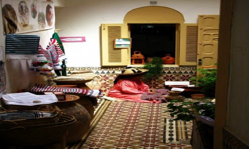 Zdjcie MAROKO / Rabat / kasba Oudaja / podwrze na kasbie
